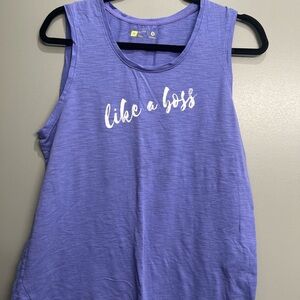 Women's Purple Sleeveless Top